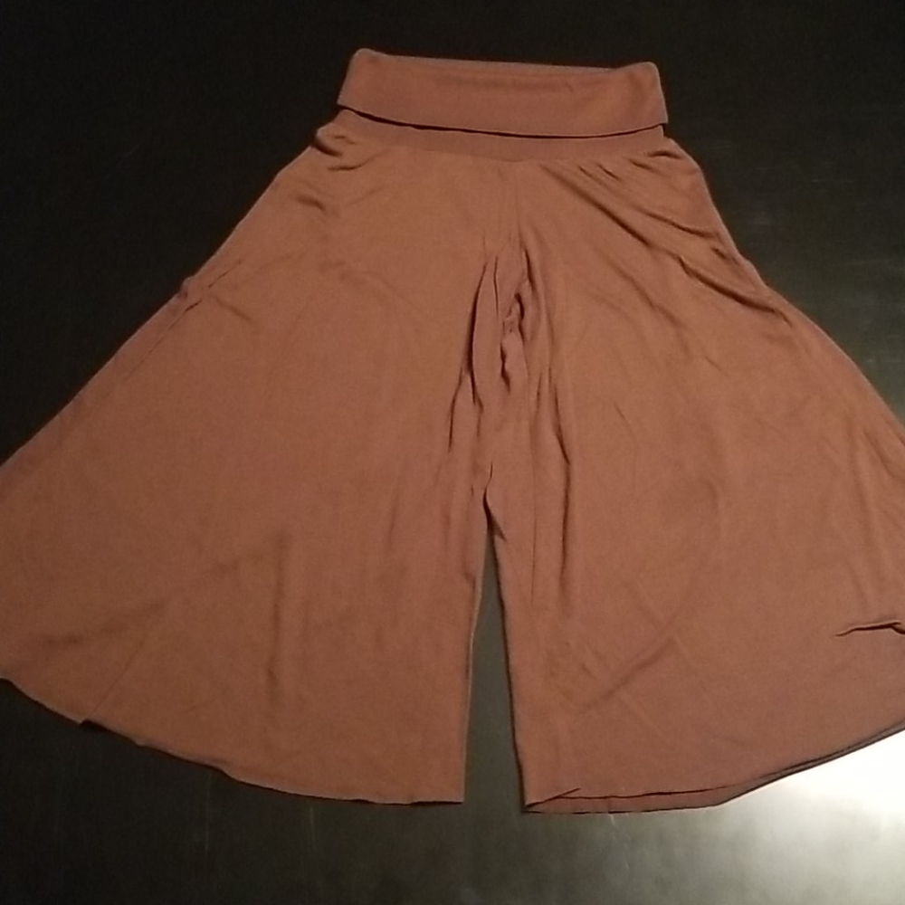 Gaucho capri pants Chocolate